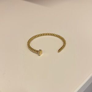 Elegant Gold Beaded Bracelet